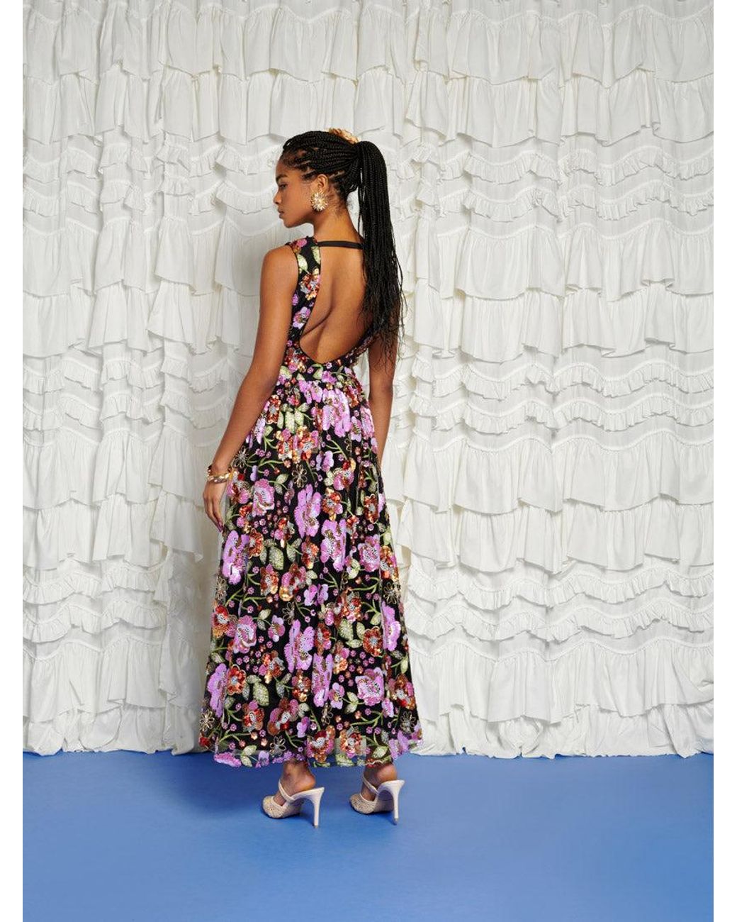 Sister Jane White Dream Luz Beaded Maxi Dress