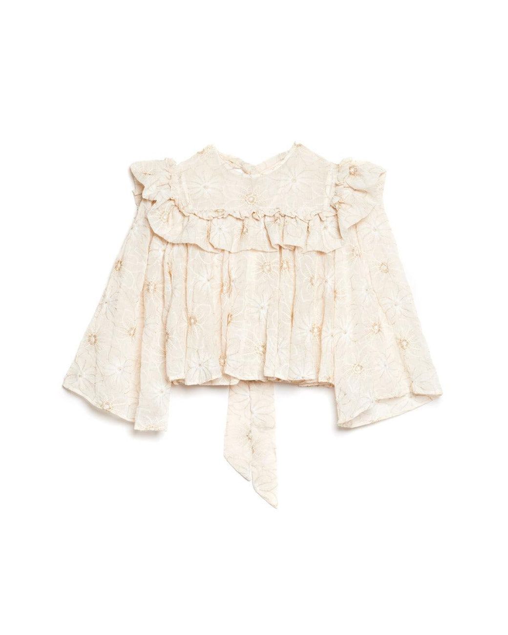 Sister Jane Blue Dream Faye Embroidered Blouse