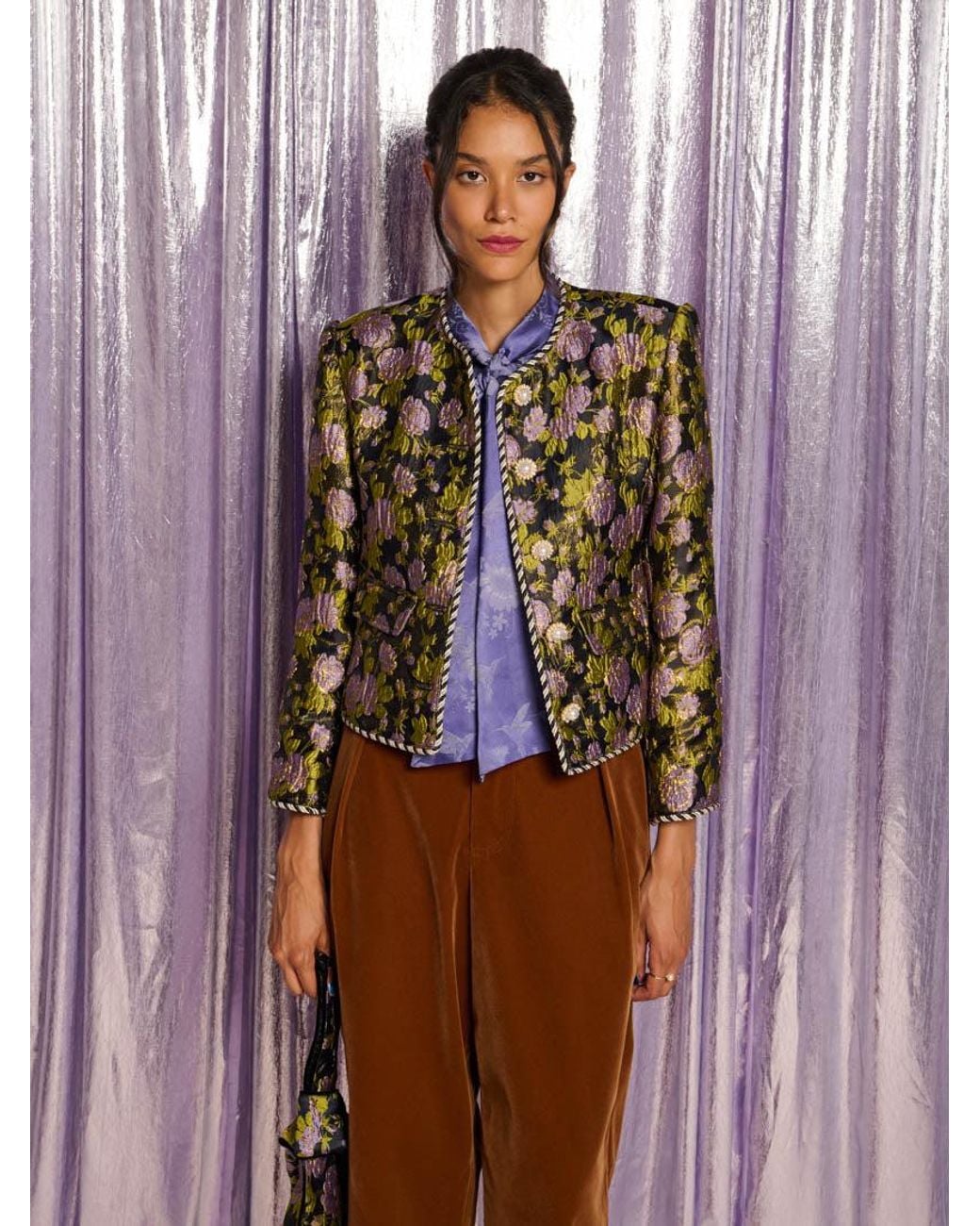 Sister Jane Multicolor Alexis Jacquard Jacket