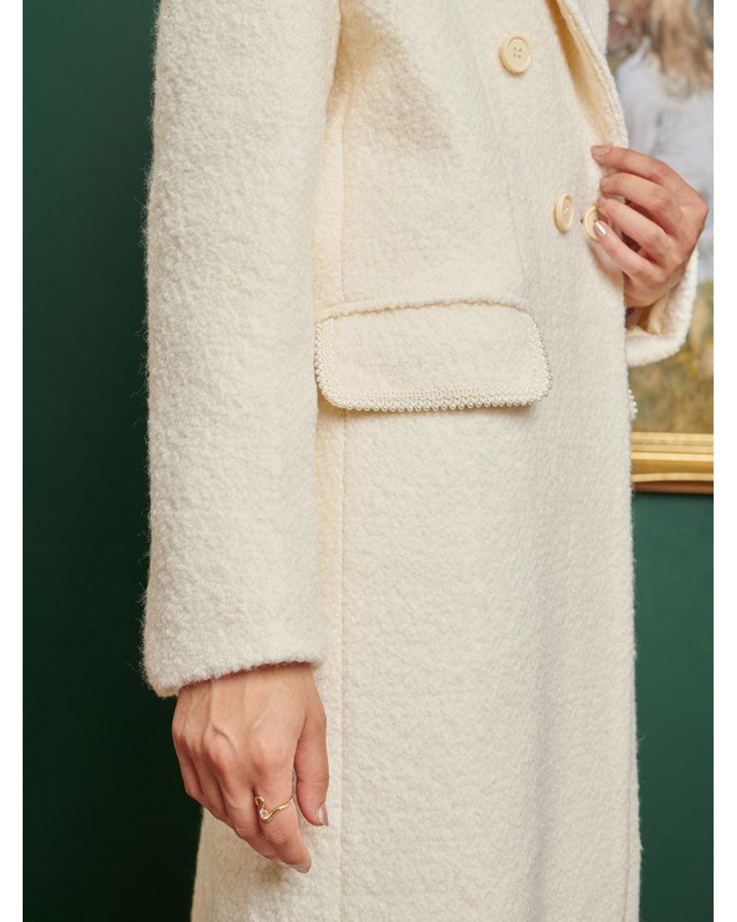 Sister Jane Green Dream Reina Embellished Coat