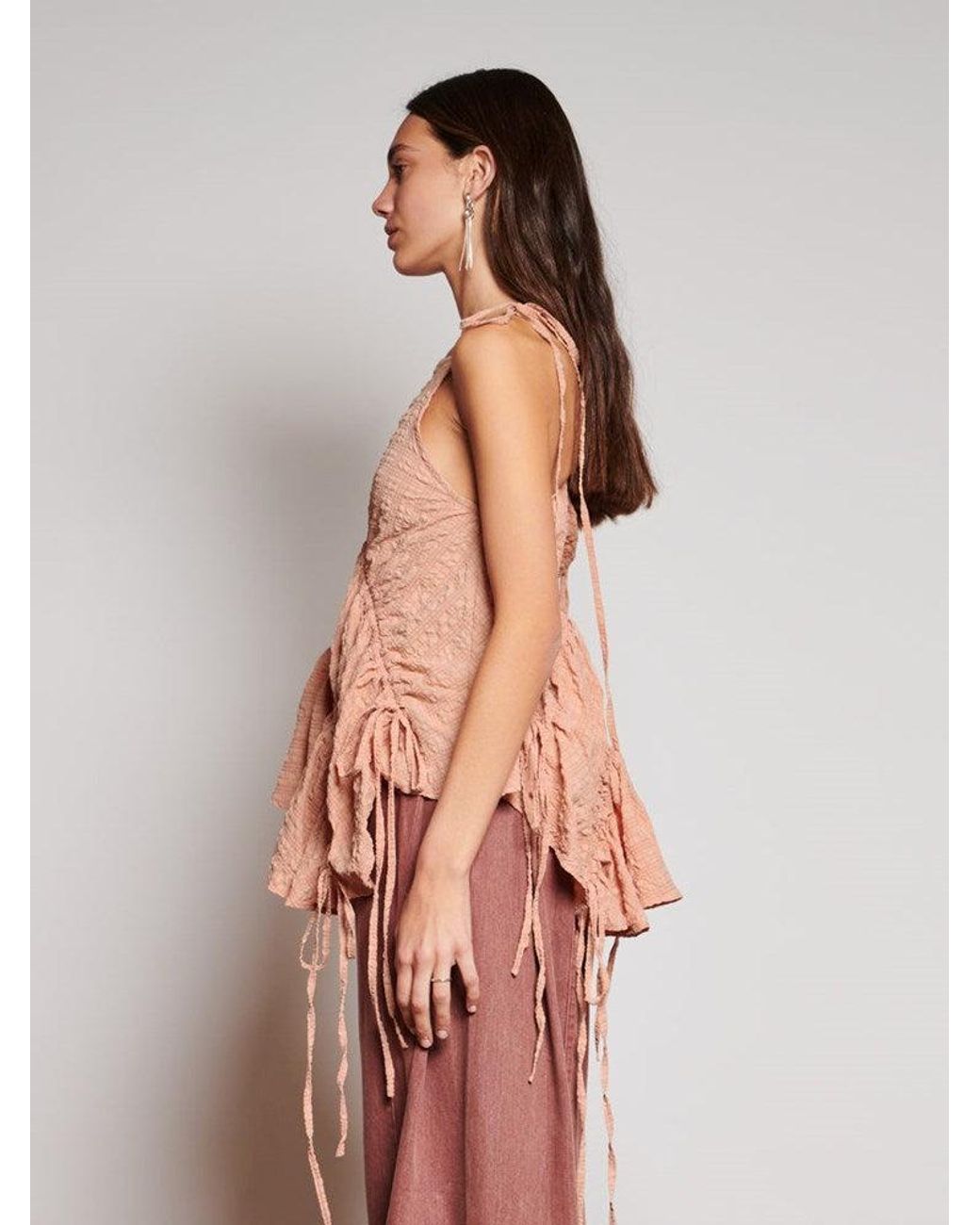 Sister Jane Pink Ghospell Keziah Check Top
