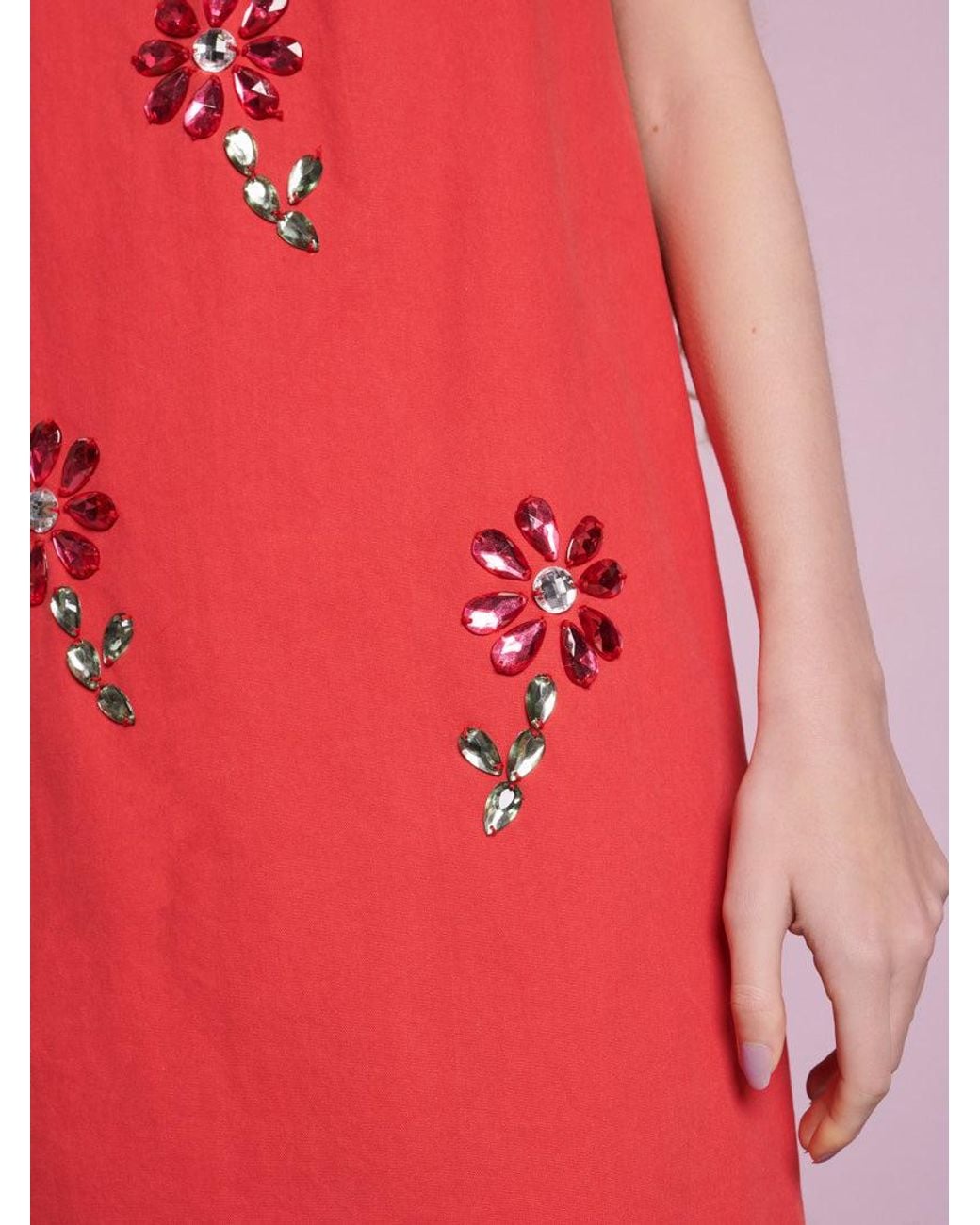 Sister Jane Pink Field Gem Mini Dress