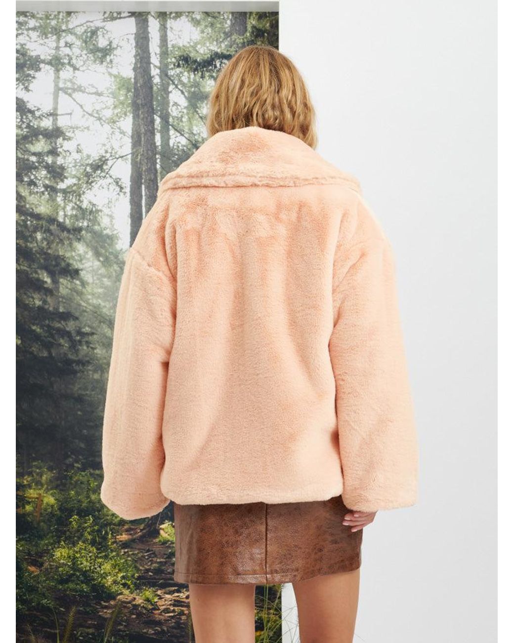 Sister Jane Natural Ghospell Veronica Faux Fur Coat