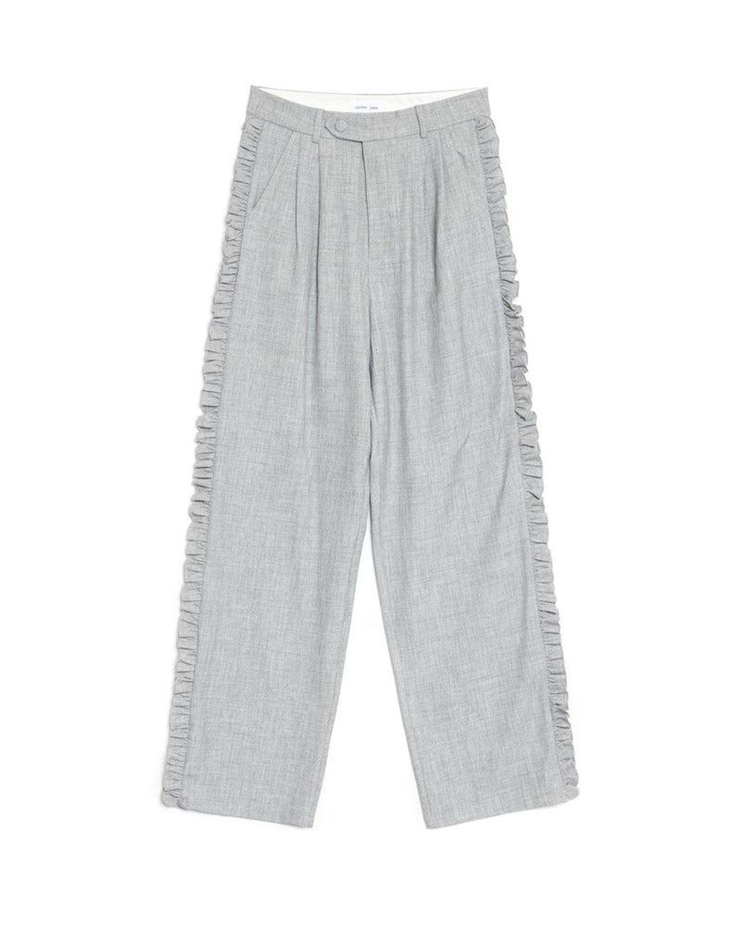 Sister Jane Green Heron Ruffle Trousers