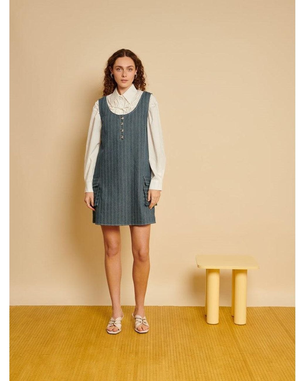 Sister Jane Blue Ghospell Juni Denim Mini Dress