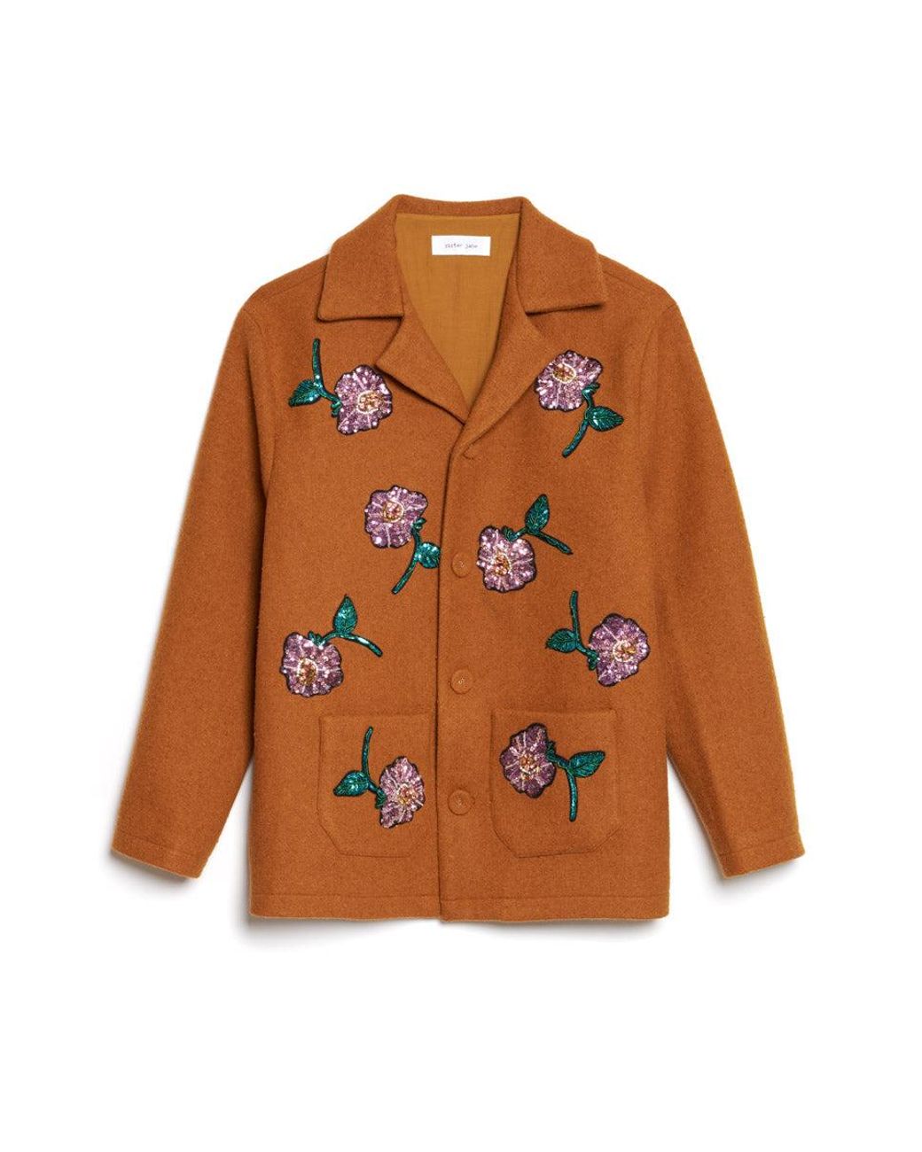 Sister Jane Gray Odette Flower Embellished Jacket