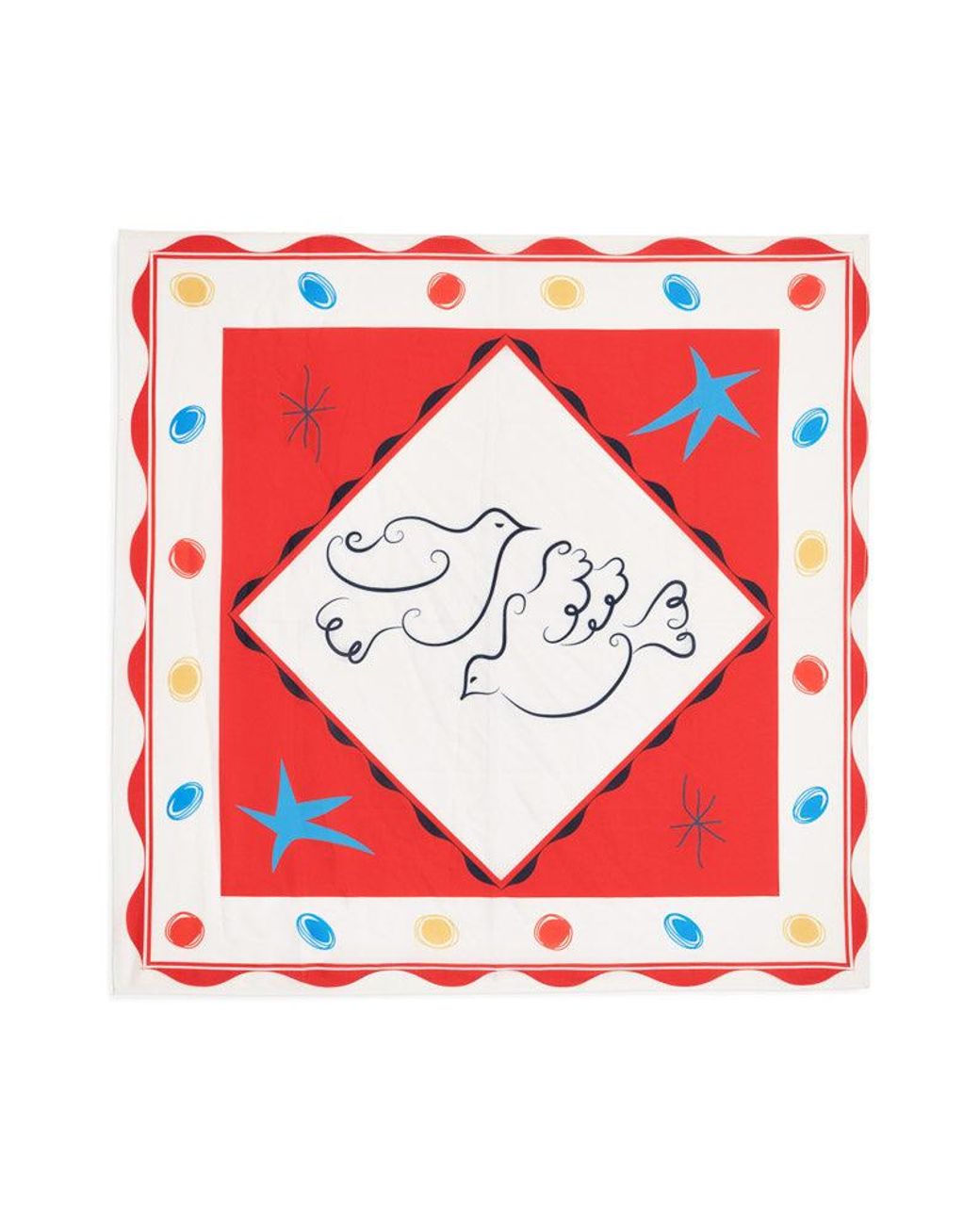 Sister Jane Blue Elodie Print Headscarf