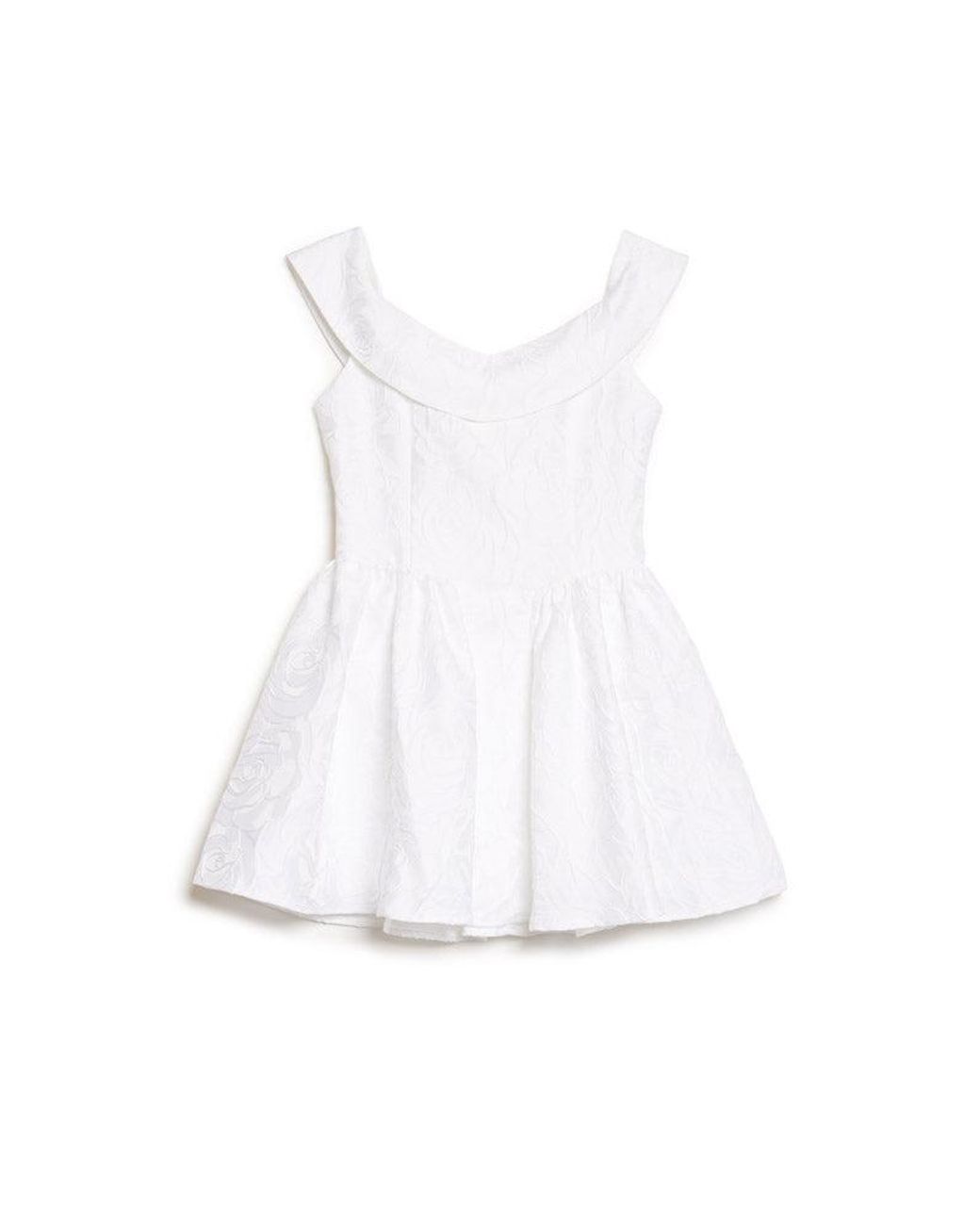 Sister Jane Natural Willow Jacquard Mini Dress
