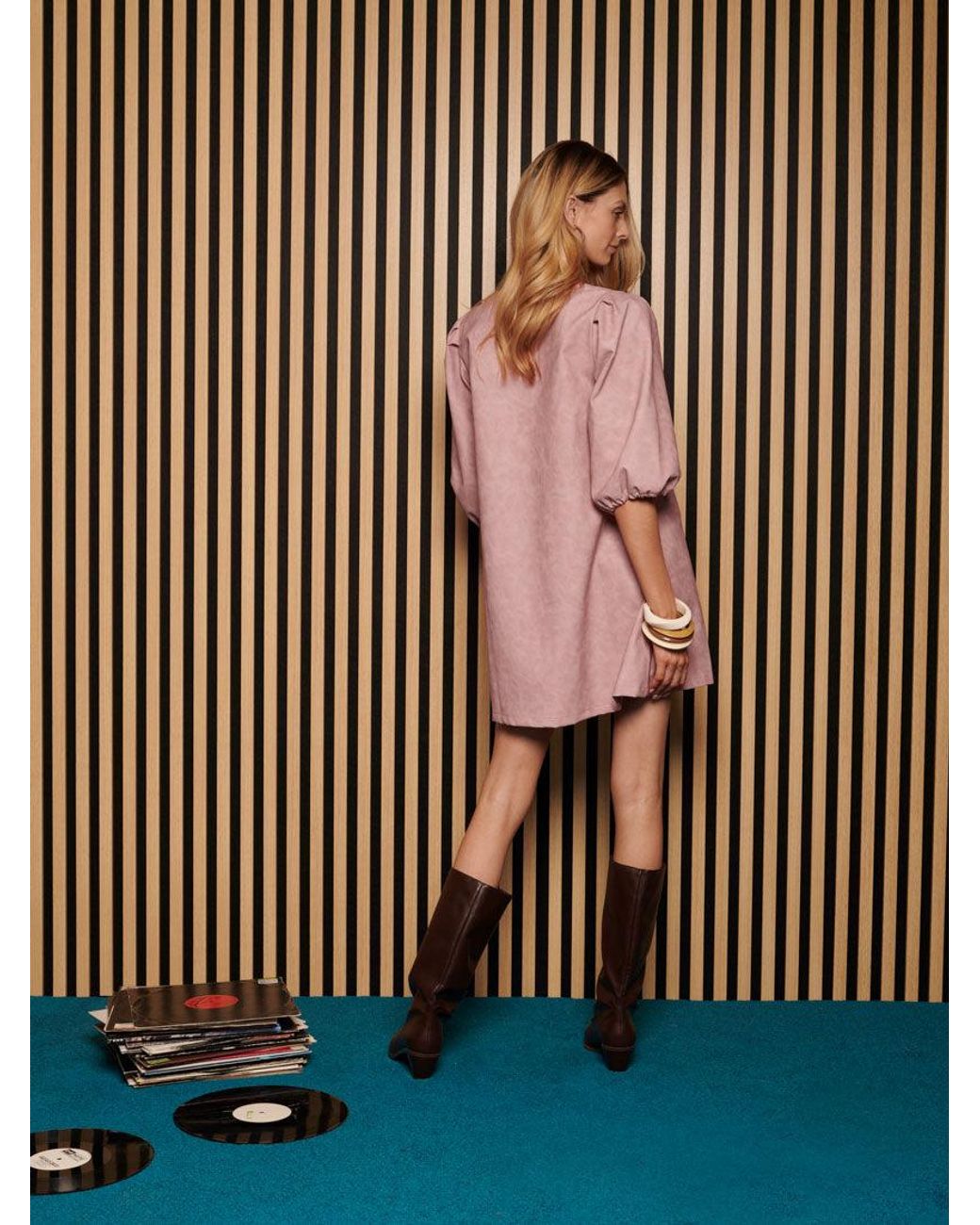 Sister Jane Pink Ghospell Dusty Pu Mini Dress