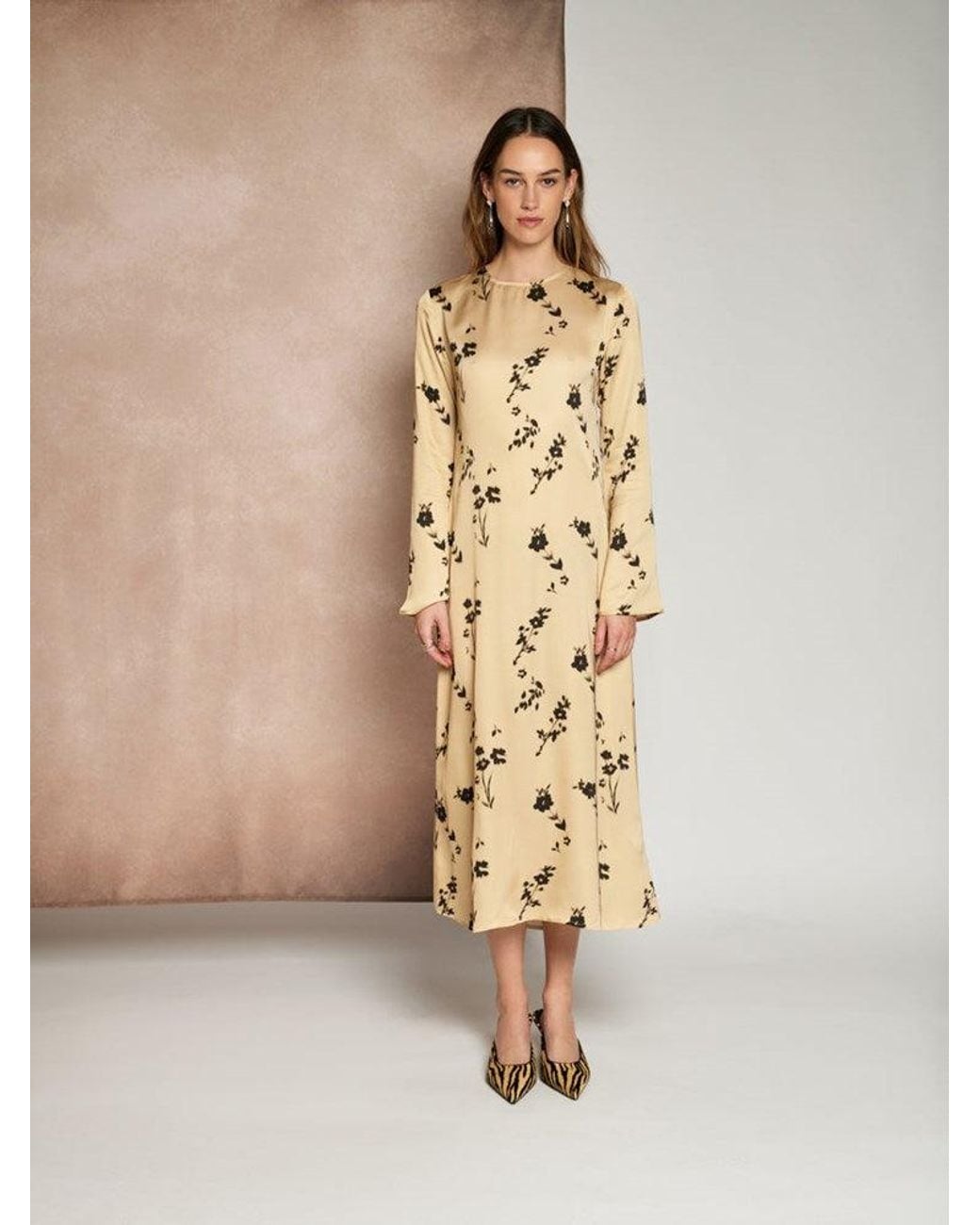 Sister Jane Natural Ghospell Arina Floral Midi Dress