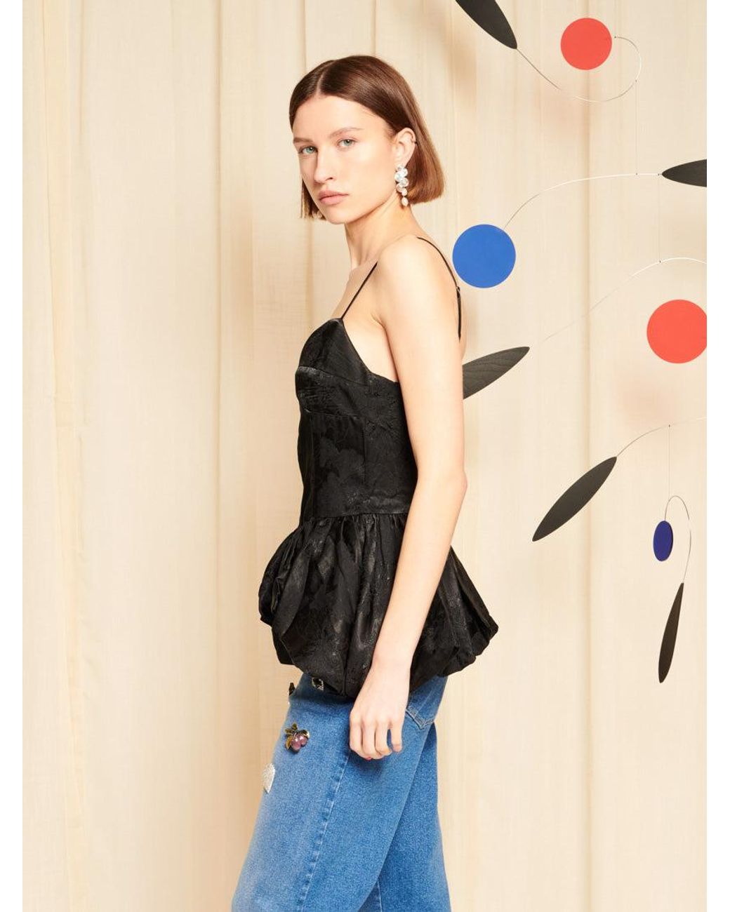 Sister Jane Natural Dream Ivoire Bubble Hem Top