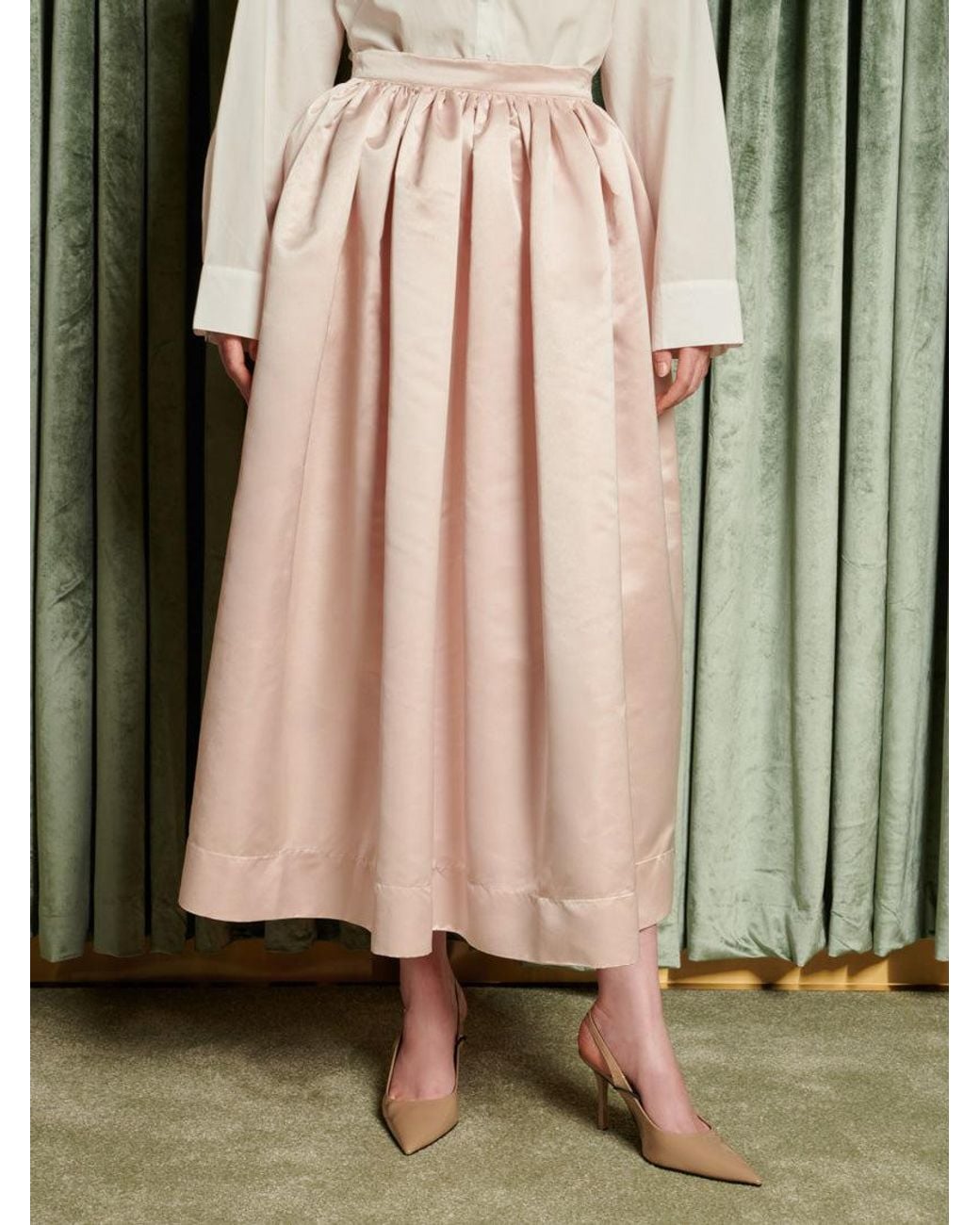 Sister Jane Natural Dream Pastiche Midi Skirt
