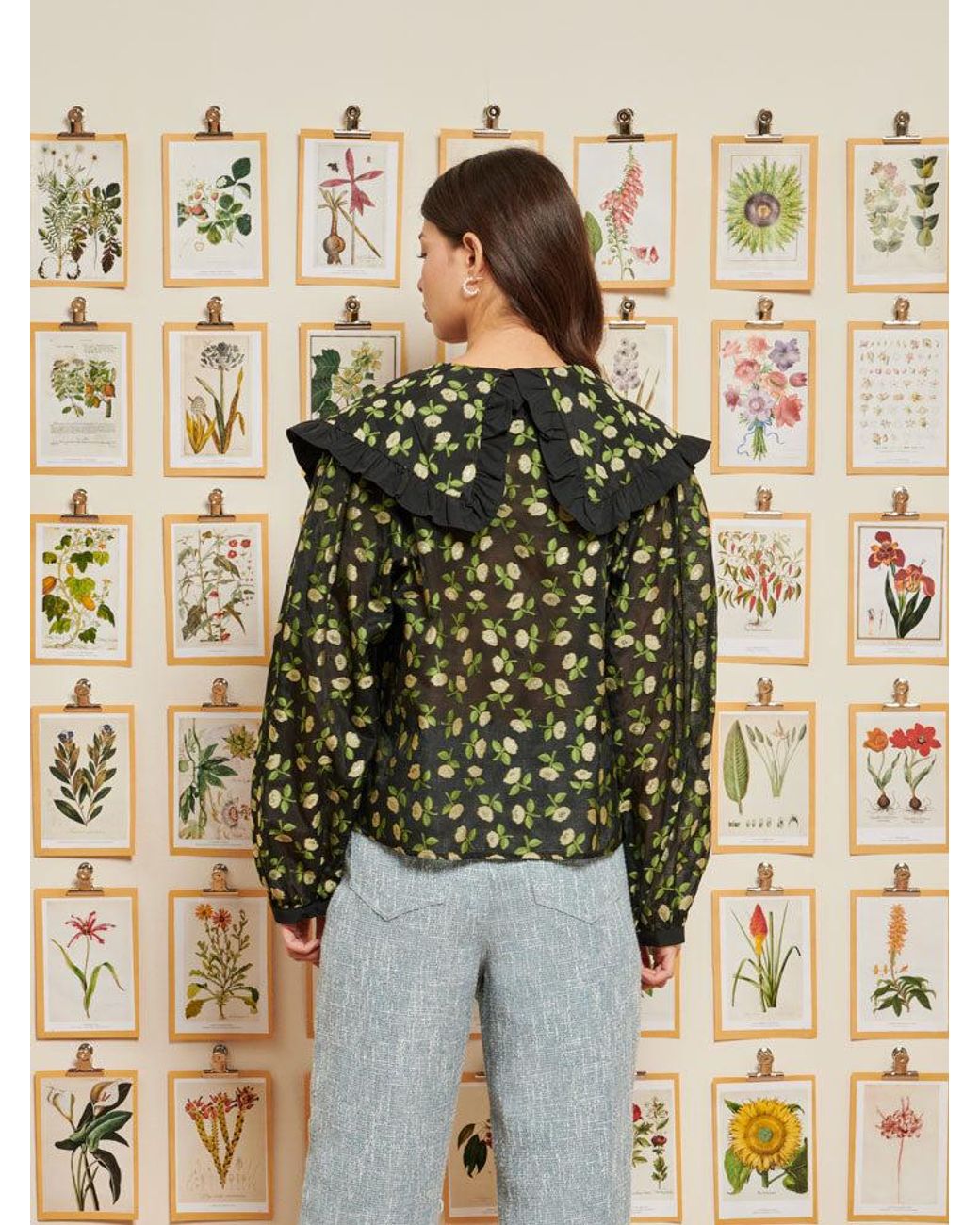 Sister Jane Metallic Dream Nostalgic Florals Blouse