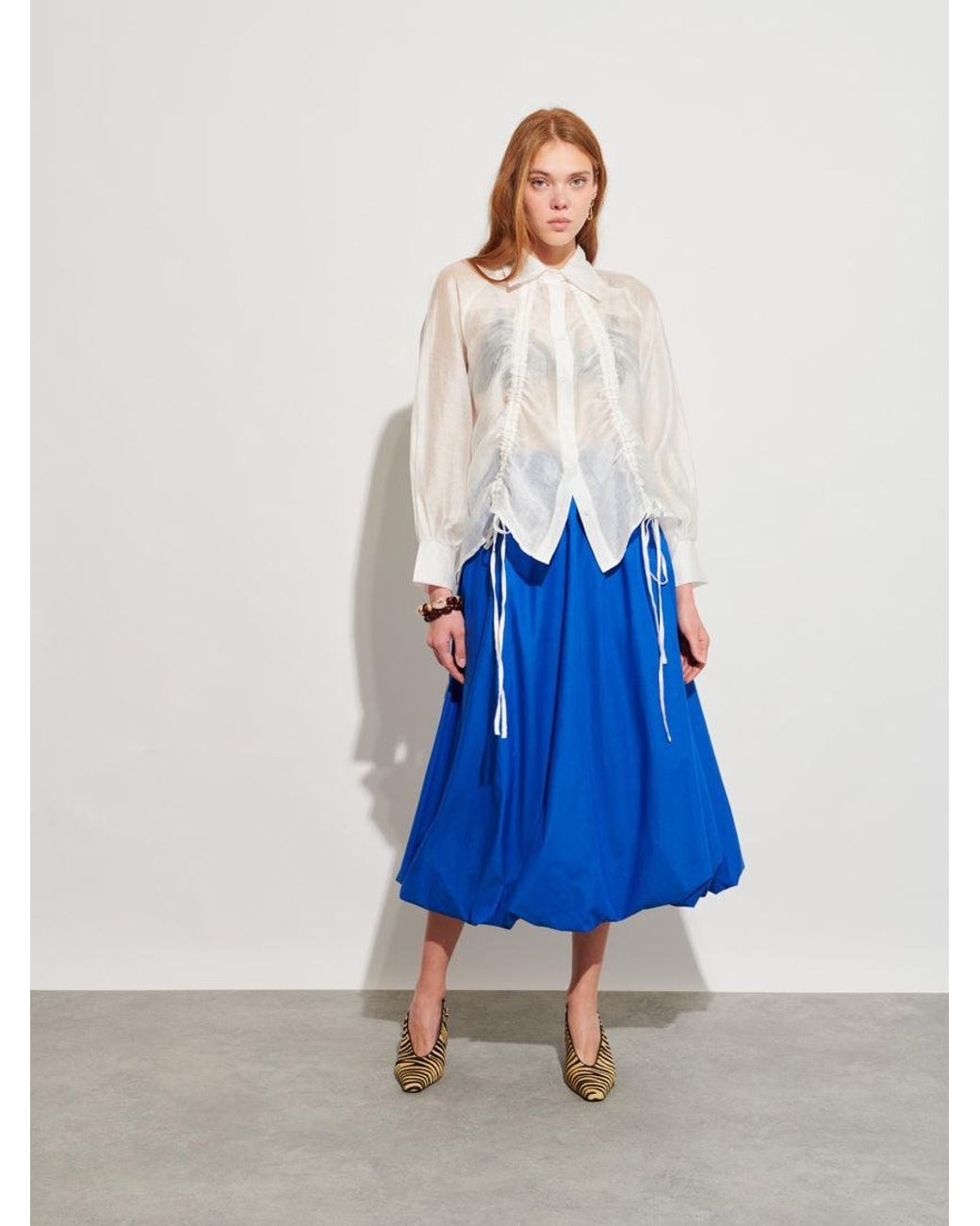 Sister Jane Blue Ghospell Elana Drawstring Shirt