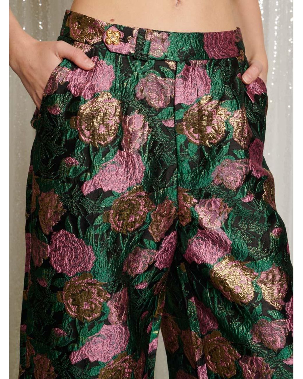 Sister Jane Multicolor Enchanted Jacquard Trousers