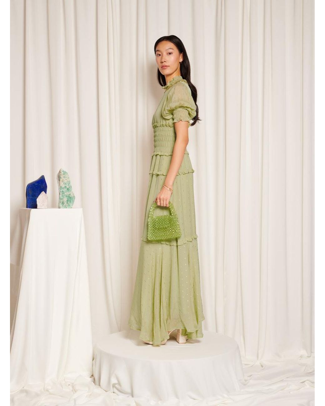 Sister Jane Natural Peridot Maxi Dress