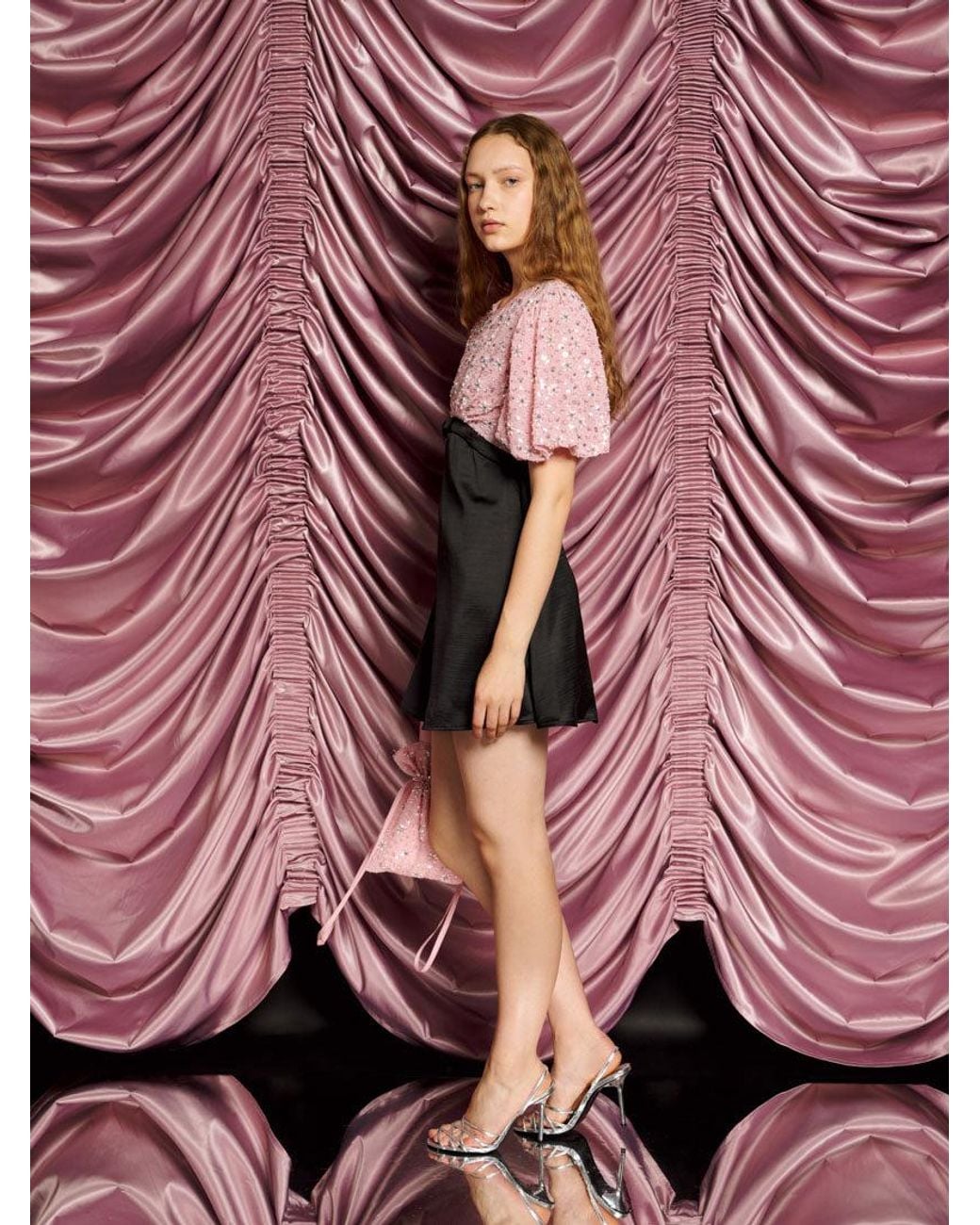 Sister Jane Dream Pink Parade Embellished Mini Dress