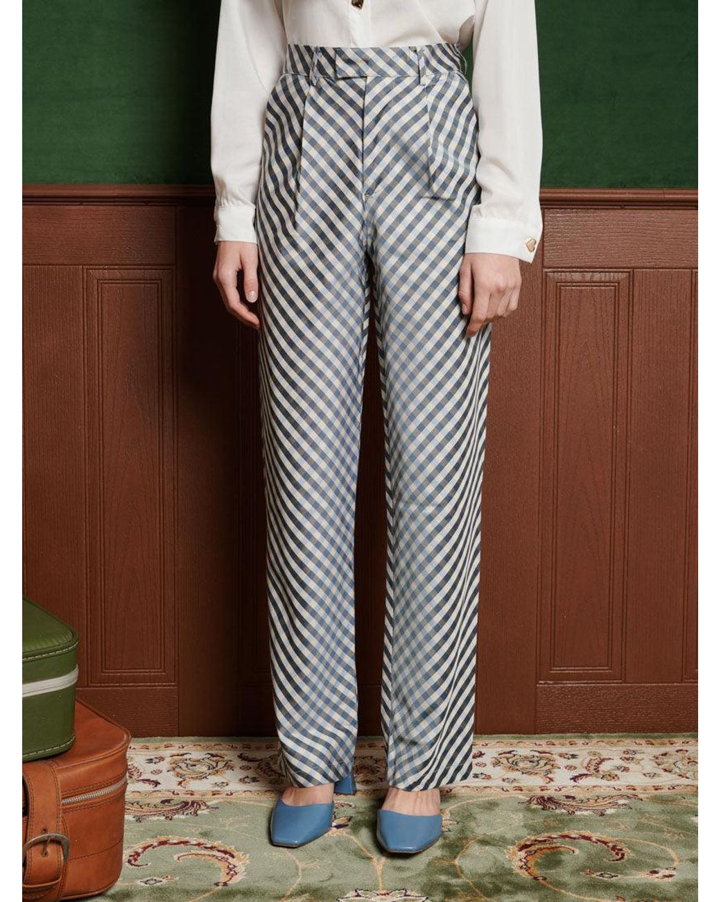 Sister Jane Multicolor Rocco Gingham Trousers