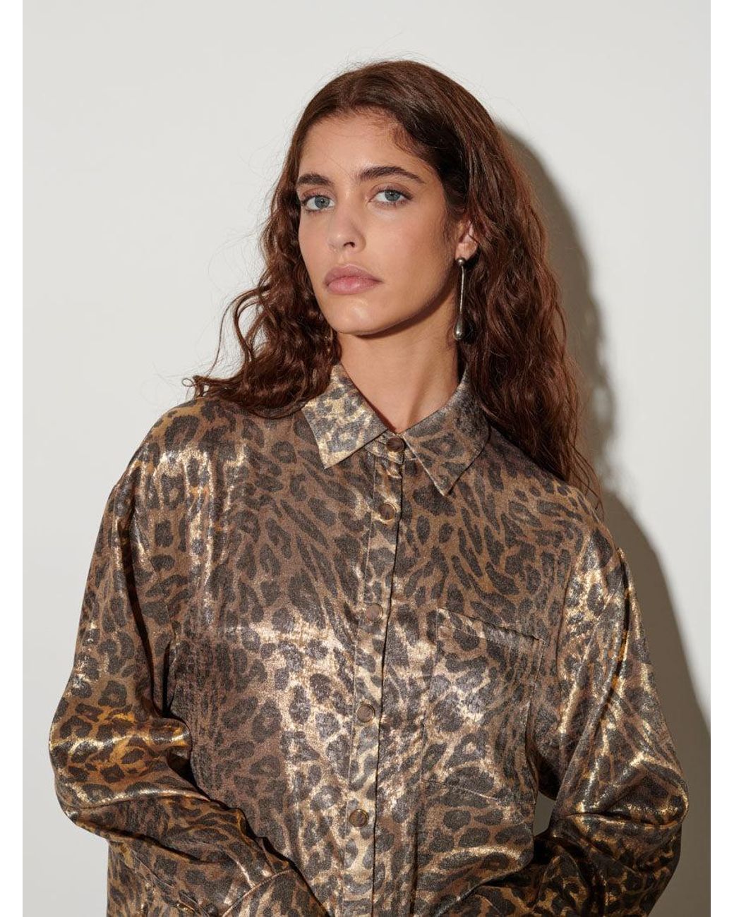 Sister Jane Natural Ghospell Pamela Leopard Shirt