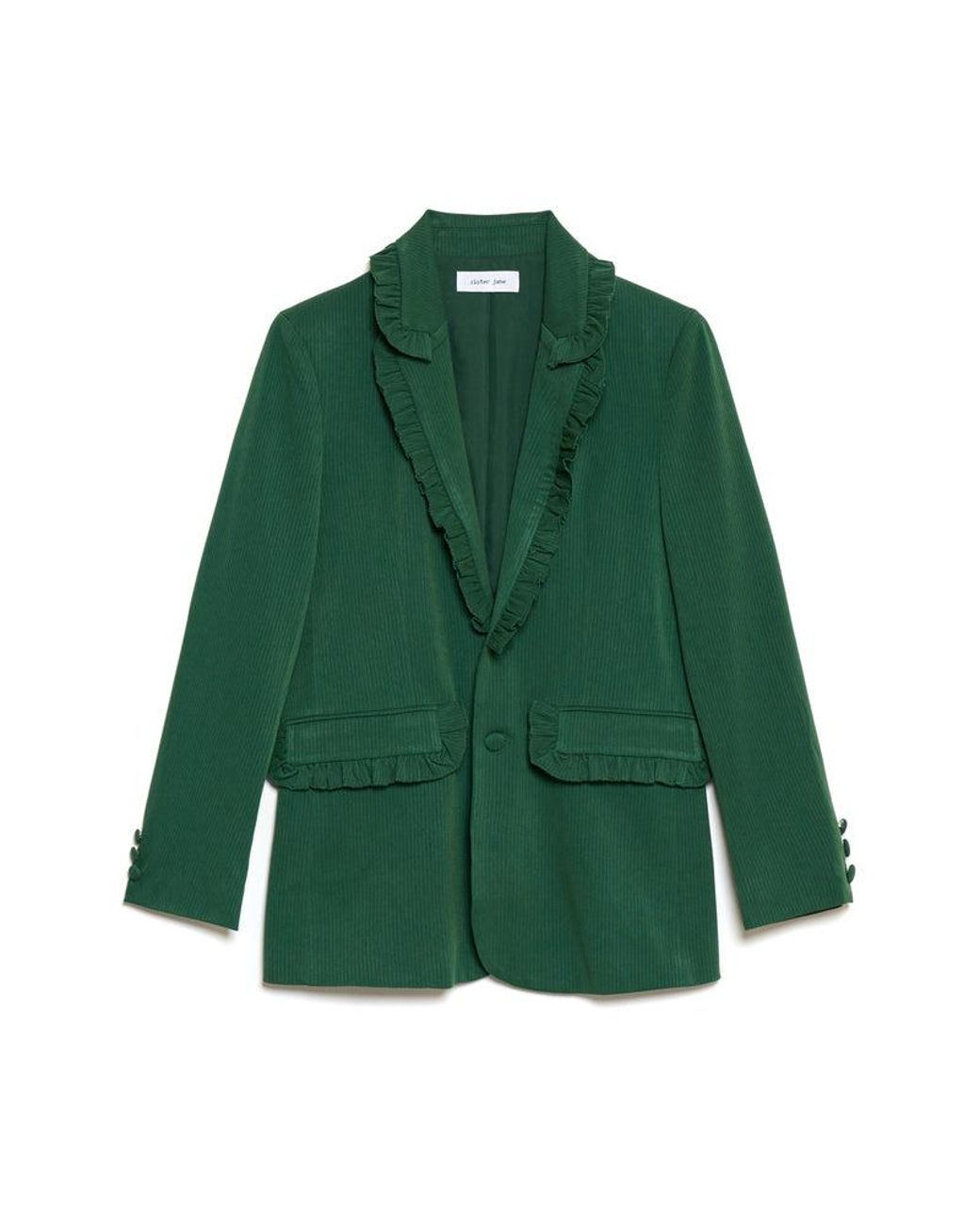 Sister Jane Green Granger Ruffle Blazer