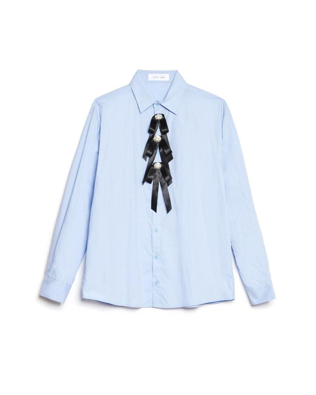 Sister Jane Blue Juniper Bow Shirt