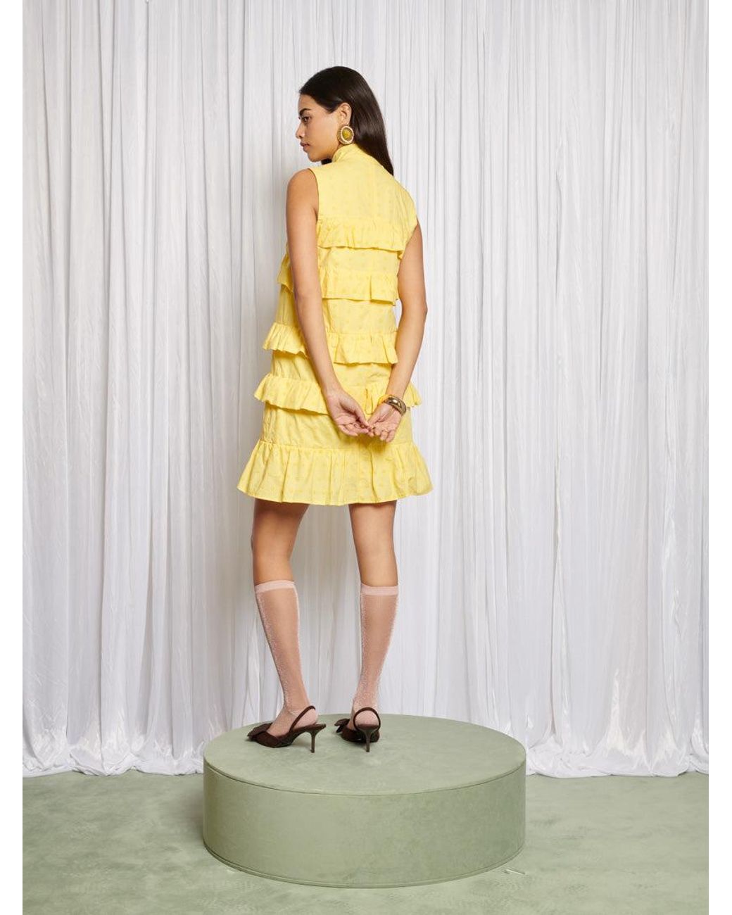 Sister Jane Yellow Lola Blossom Mini Dress
