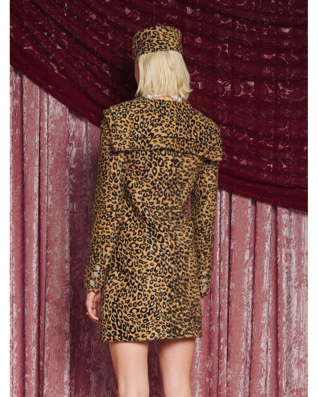 Sister Jane Purple Dream Orion Leopard Fitted Jacket