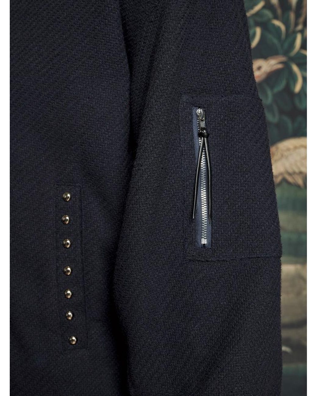 Sister Jane Gray Milo Studded Bomber Jacket