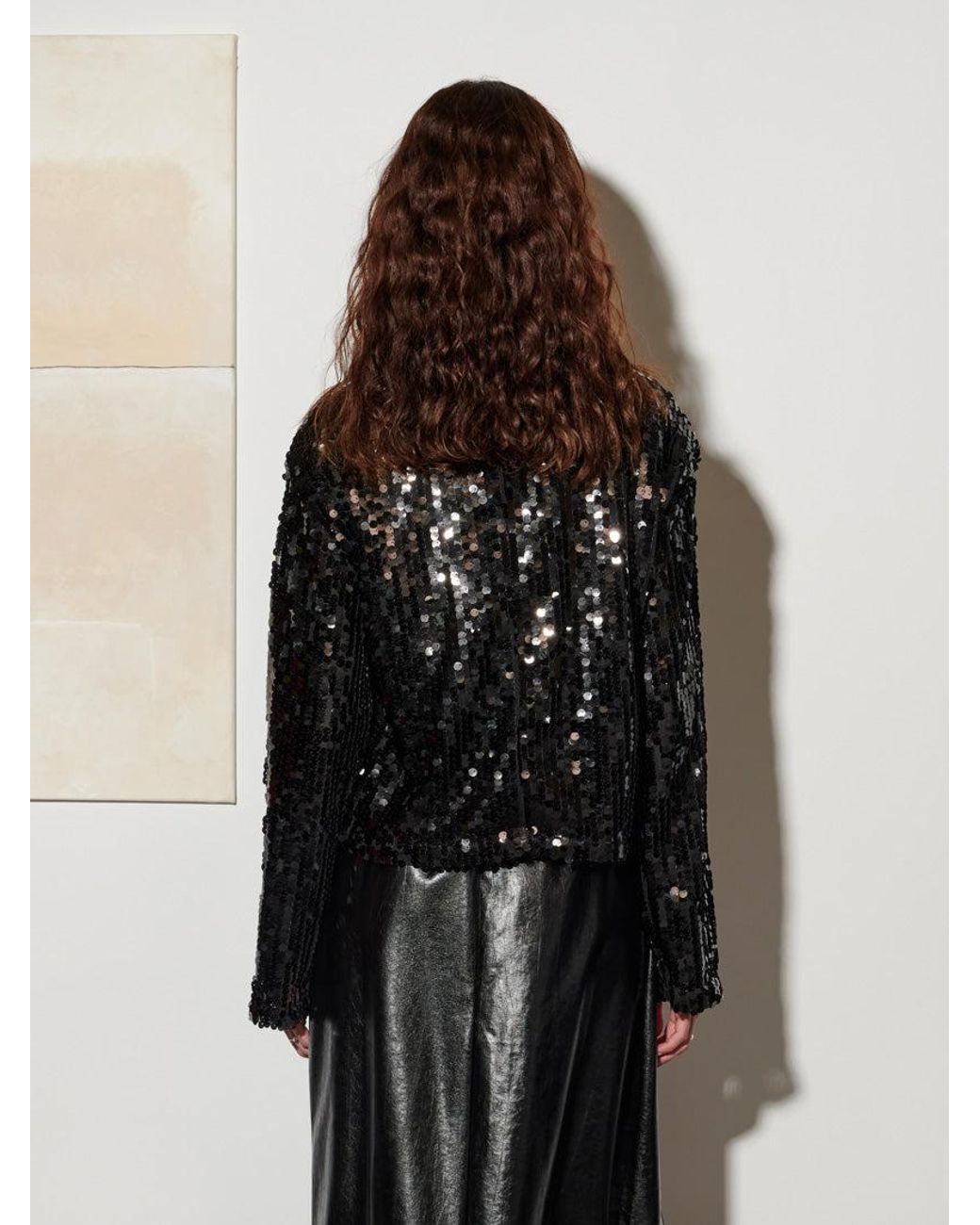 Sister Jane Black Ghospell Anita Sequin Top