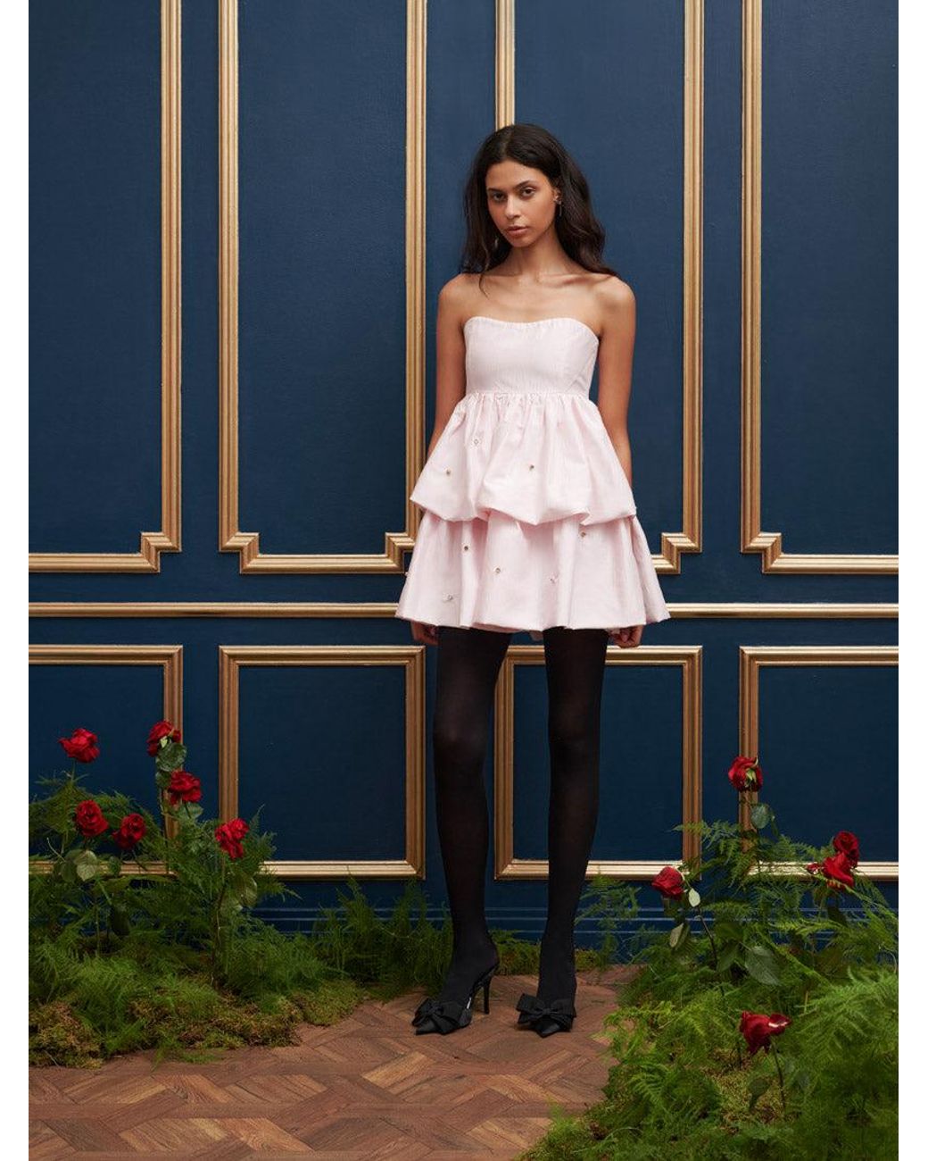 Sister Jane Blue Dream Ever Embellished Mini Dress