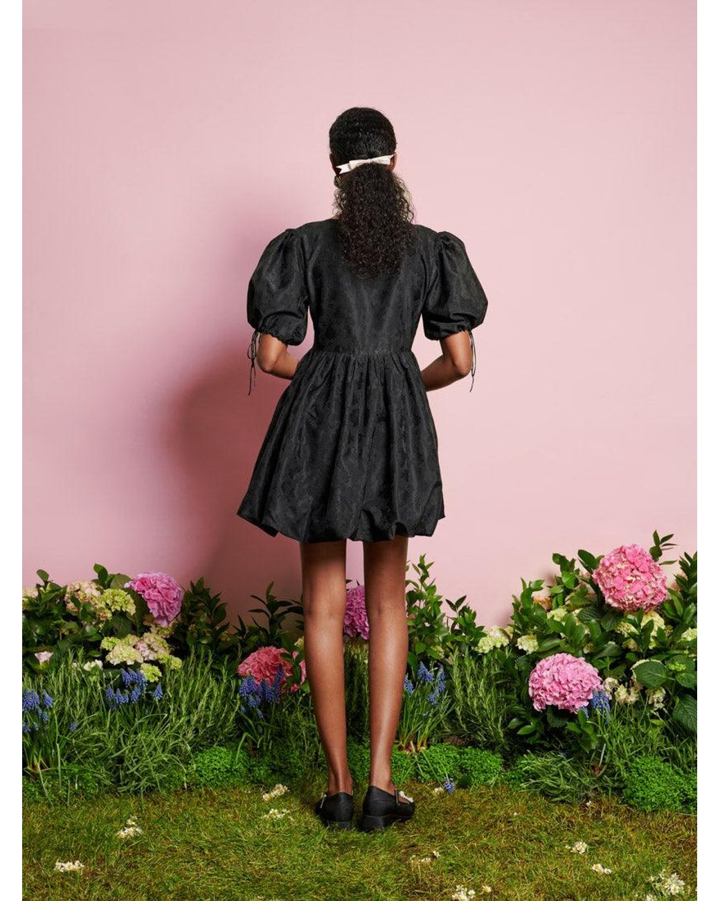 Sister Jane Black Dream Coco Organza Mini Dress
