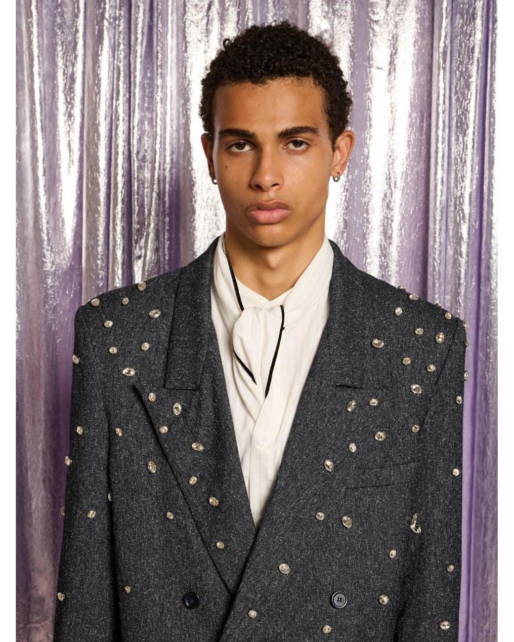 Sister Jane Gray Preston Gem Double Breasted Blazer