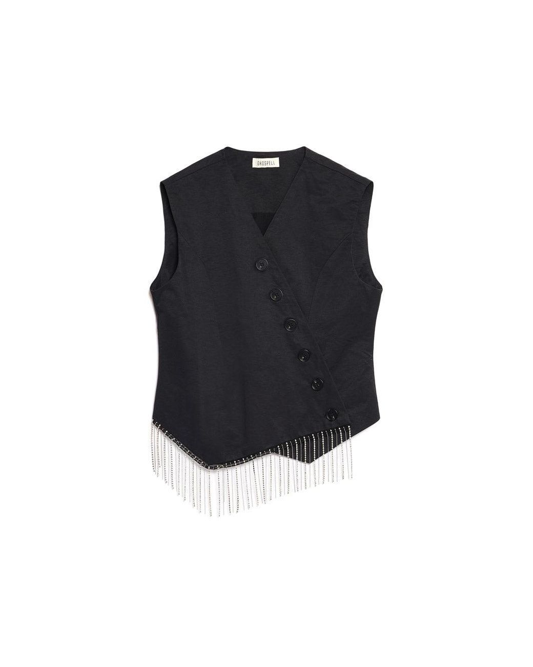 Sister Jane Black Ghospell Nic Wrap Top