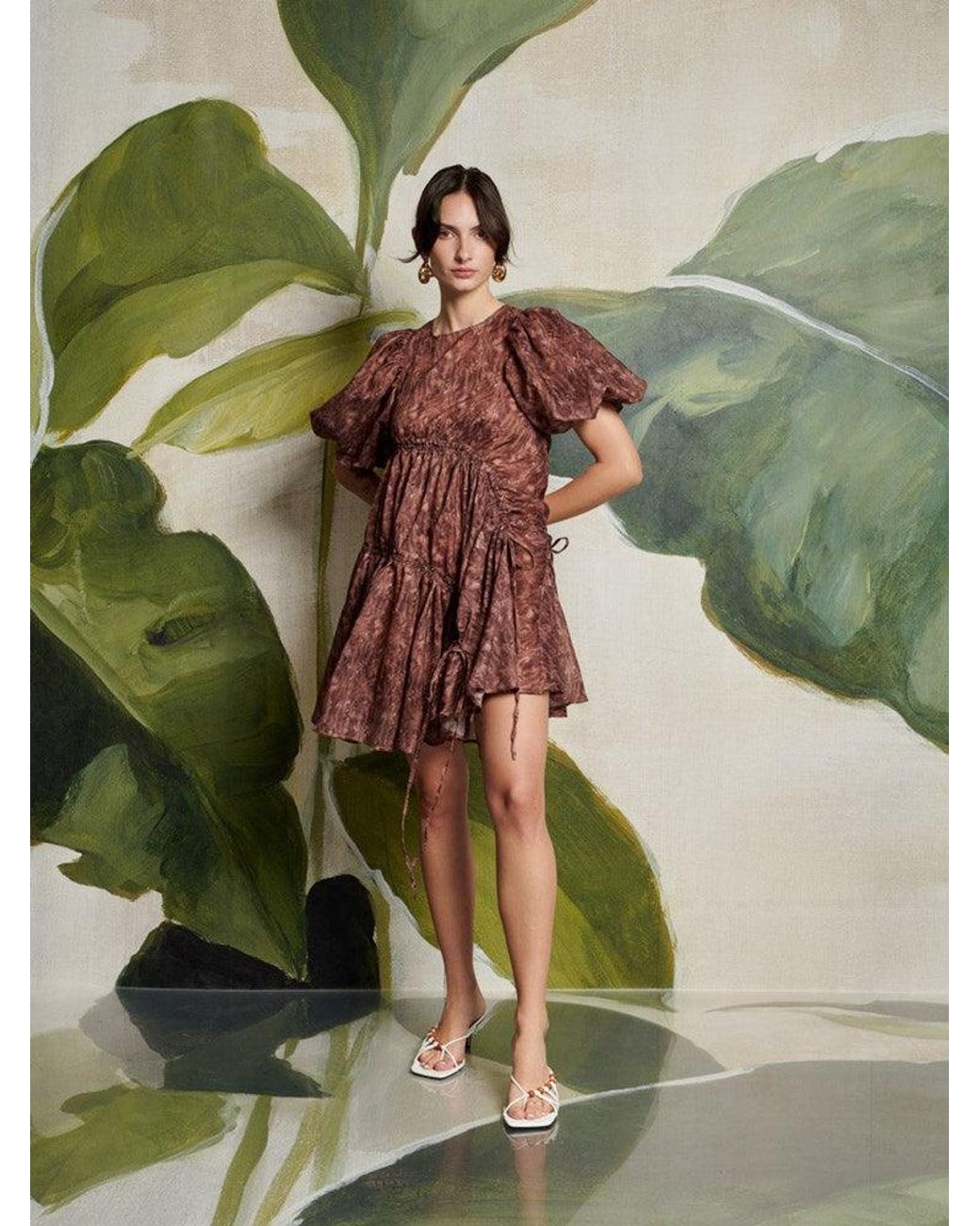 DREAM sister jane/GHOSPELL ワンピース sister-jane-Washed-Brown-