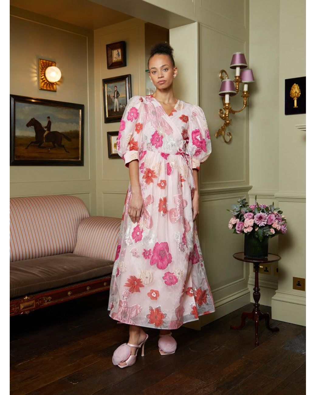 Sister Jane Dream Primrose Organza Wrap Dress | Lyst Sister Jane Dream Primrose Organza Wrap Dress | Lyst