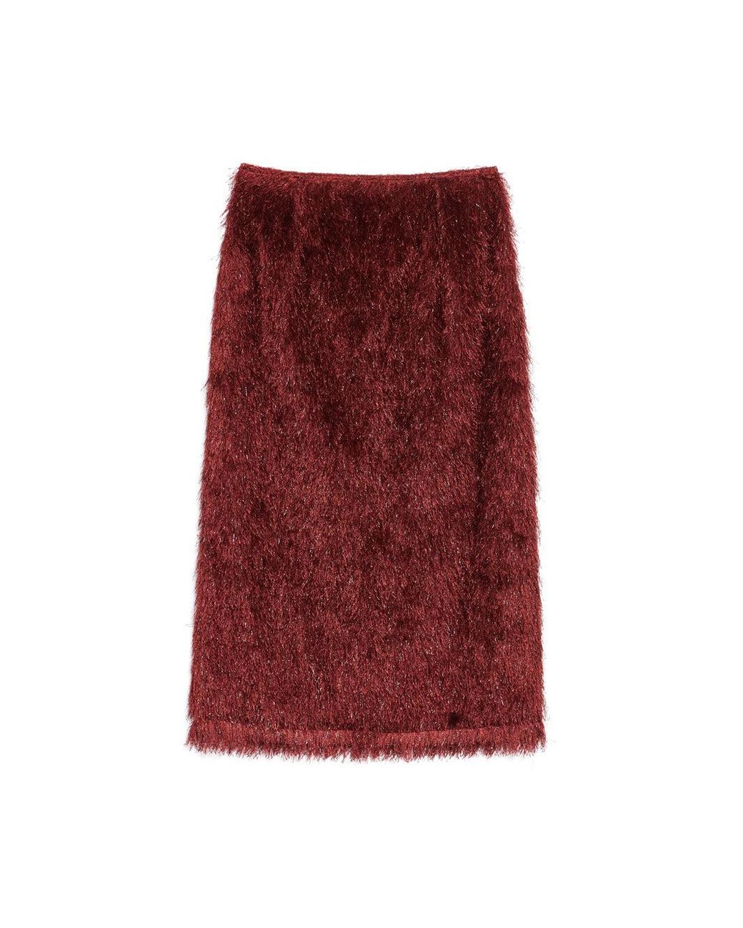 Sister Jane Black Ghospell Dana Textured Midi Skirt