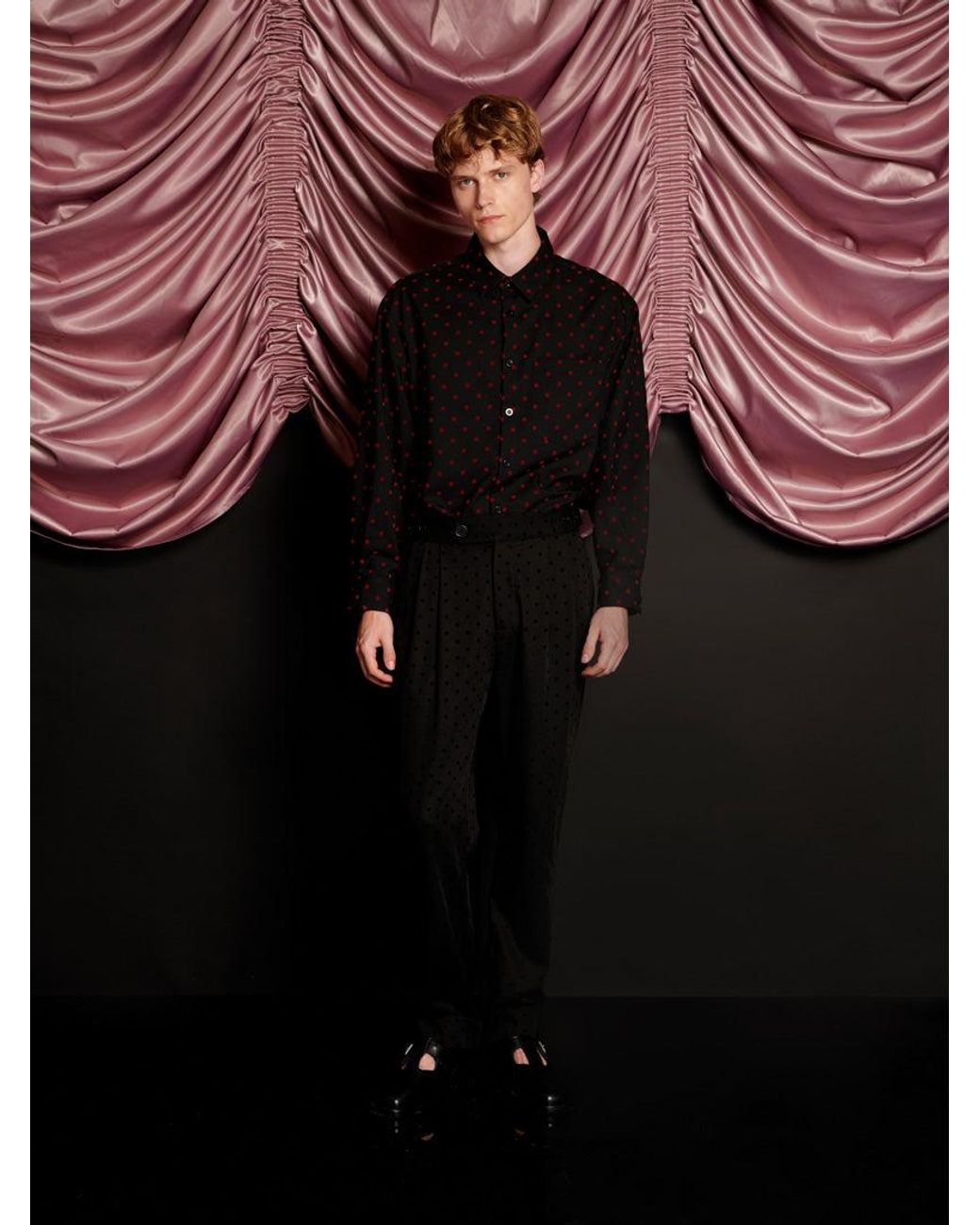 Sister Jane Black Frankie Polka Dot Shirt