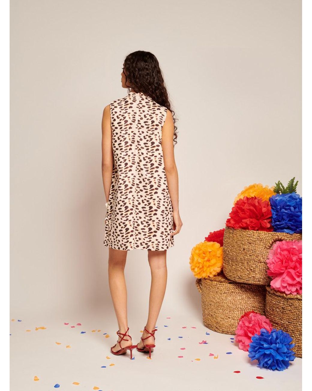 Sister Jane Orange Catalina Bows Mini Dress