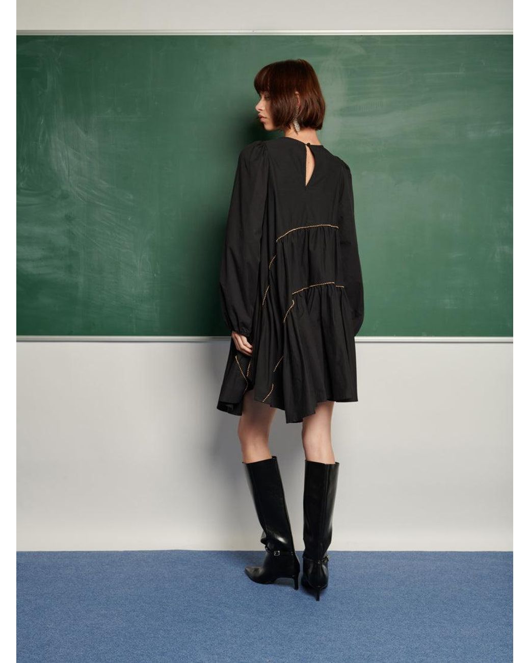 Sister Jane Green Ghospell Angela Trim Mini Dress