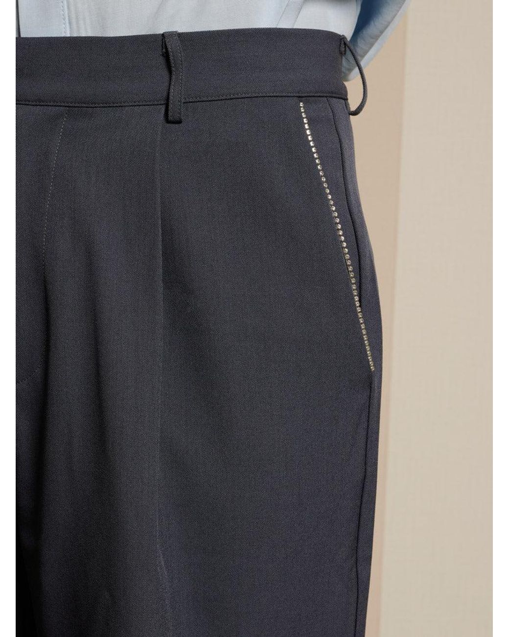 Sister Jane Multicolor Albert Trimmed Tailored Trousers