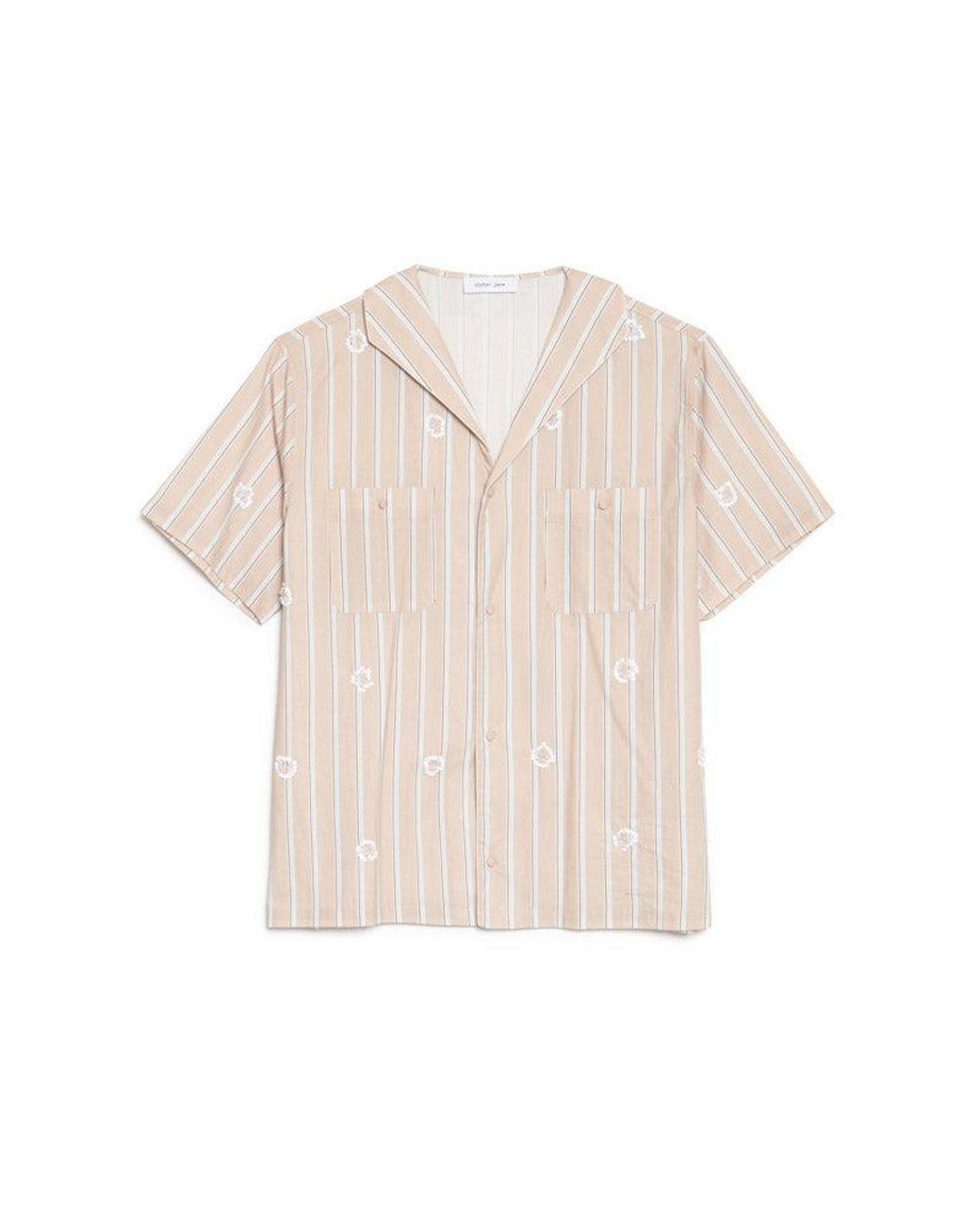 Sister Jane Natural Painter Stripe Shirt
