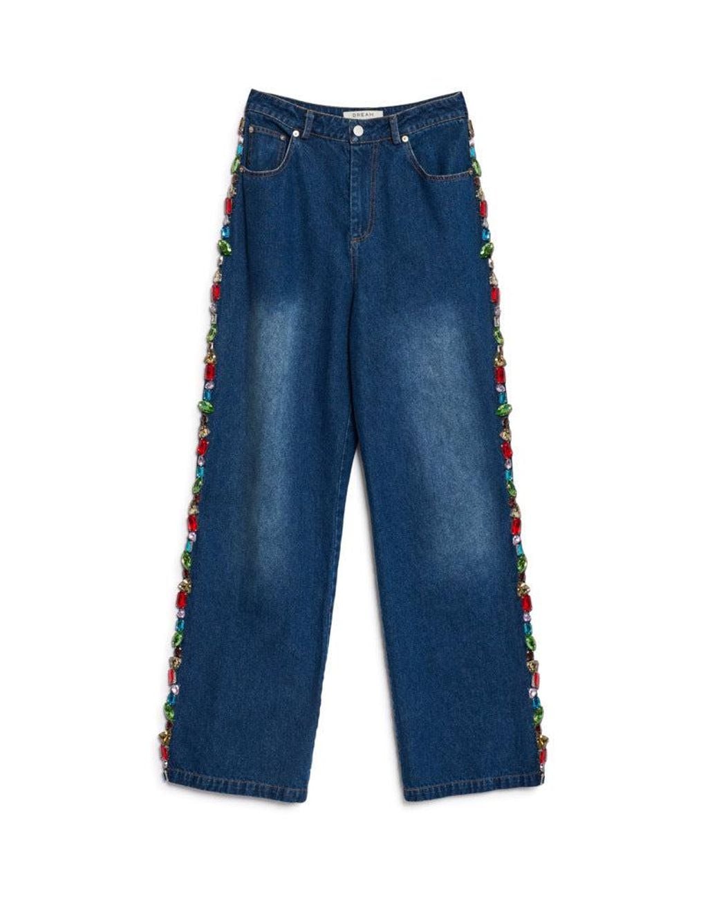 Sister Jane Blue Dream Jewels Trim Jeans