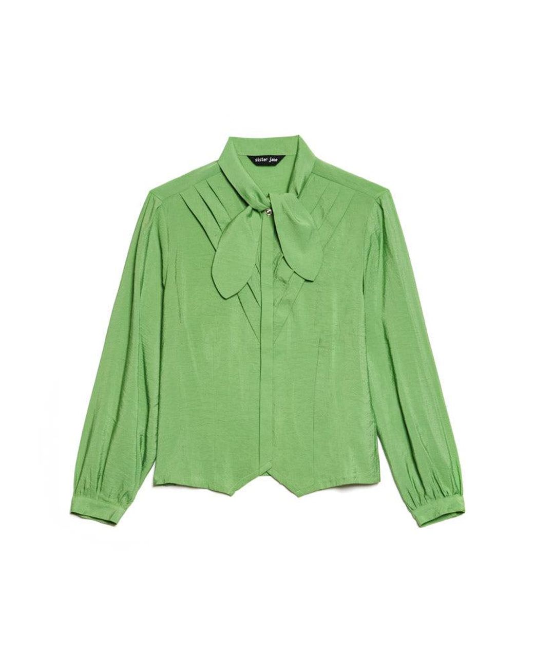Sister Jane Green Paper Pleat Blouse