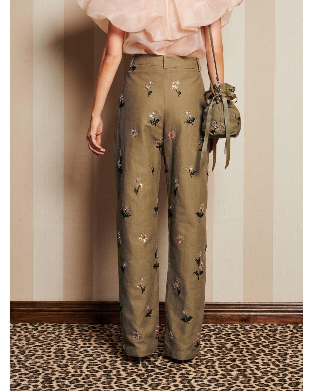 Sister Jane Natural Dream Chateau Flower Embellished Jeans