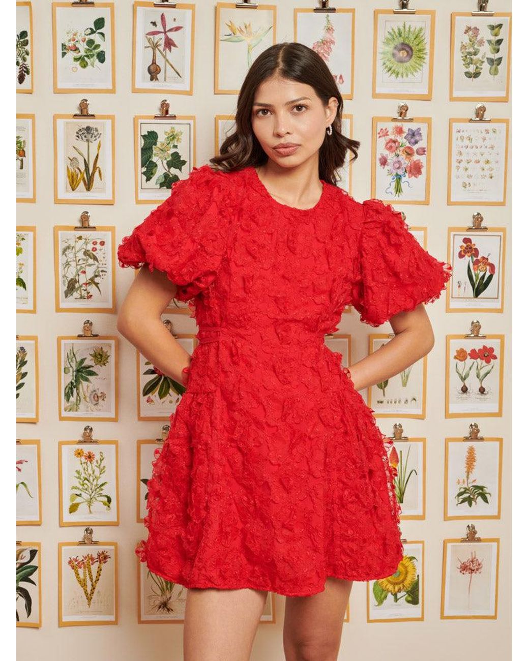 Sister Jane Dream Doris Floral Mini Dress in Red | Lyst Sister Jane Dream Doris Floral Mini Dress in Red | Lyst