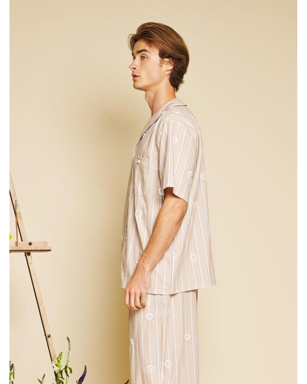 Sister Jane Natural Painter Stripe Shirt