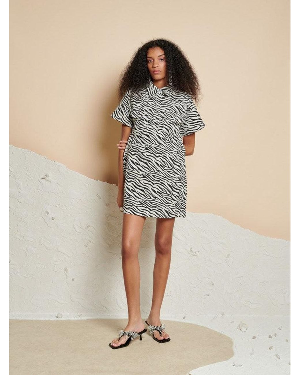 Sister Jane Multicolor Ghospell Zia Zebra Mini Dress