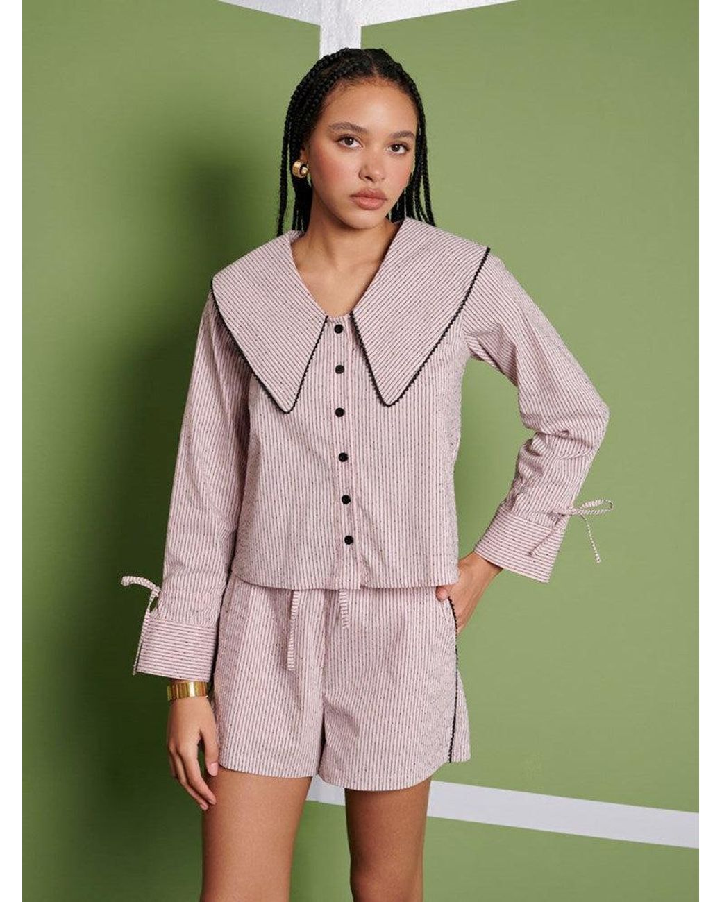 Sister Jane Green Ghospell Dara Stripe Shirt
