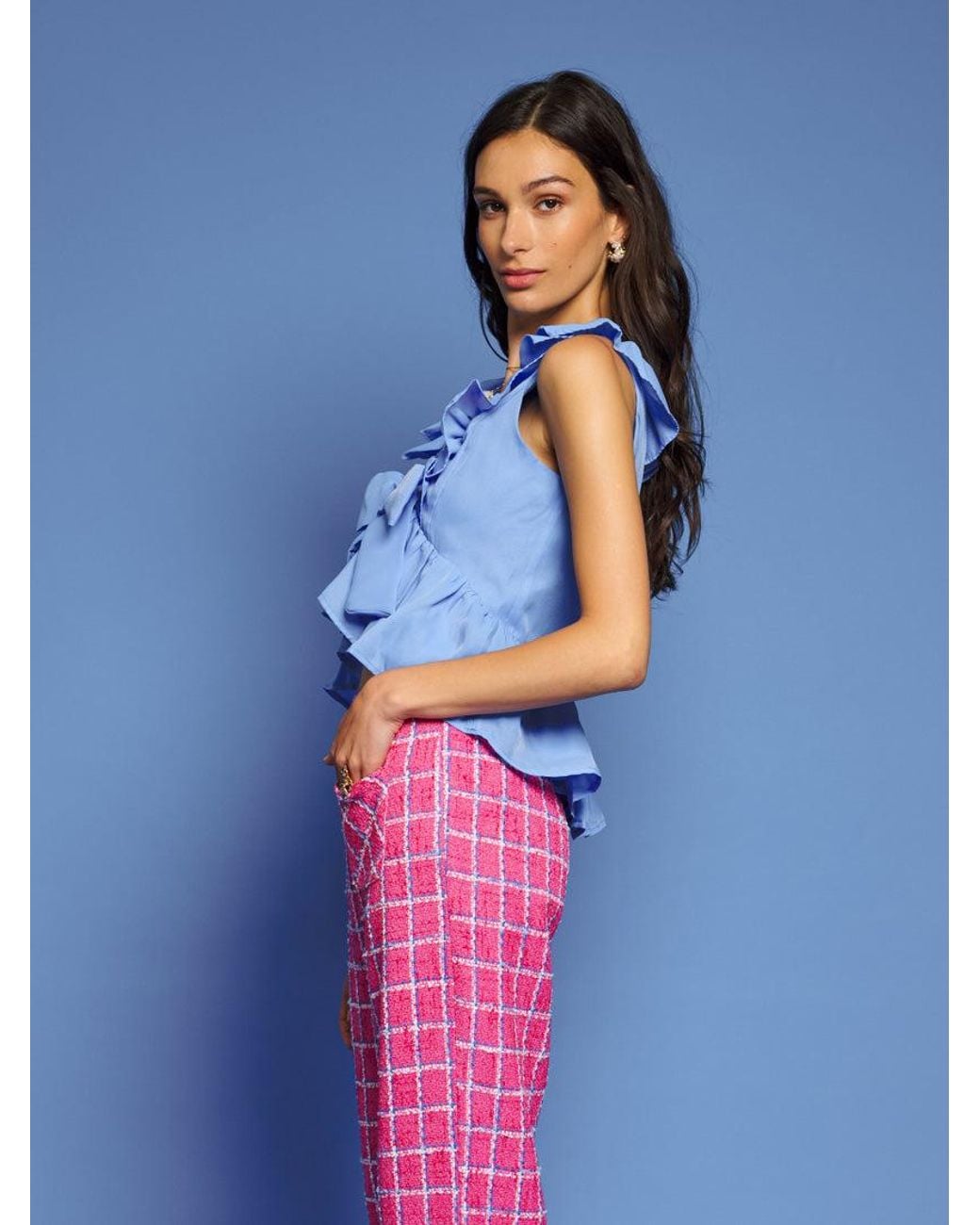 Sister Jane Blue Dream Dottie Bow Top