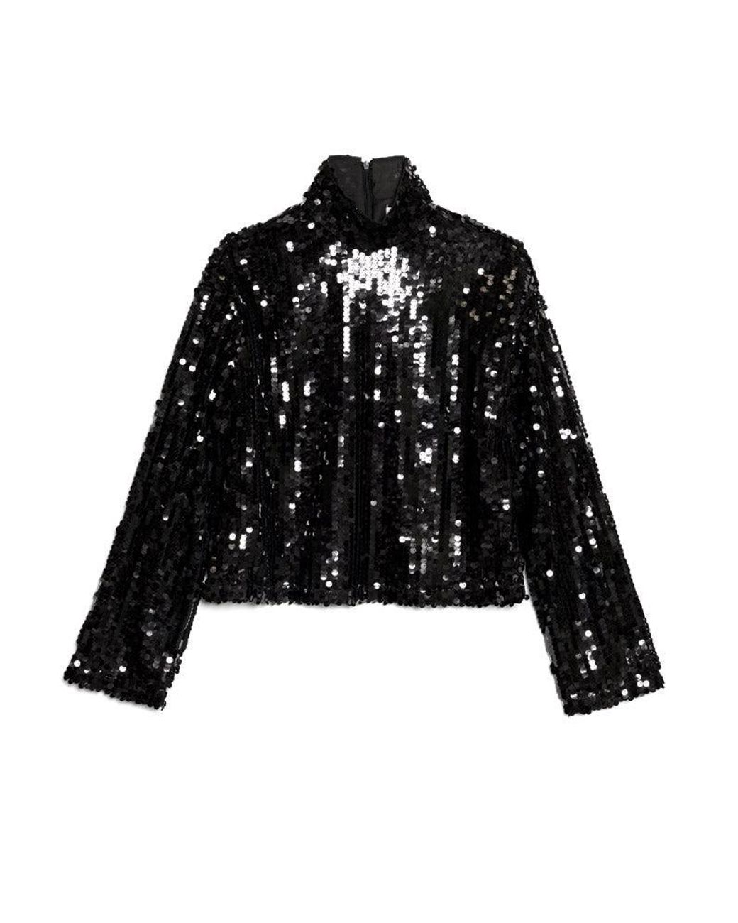 Sister Jane Black Ghospell Anita Sequin Top